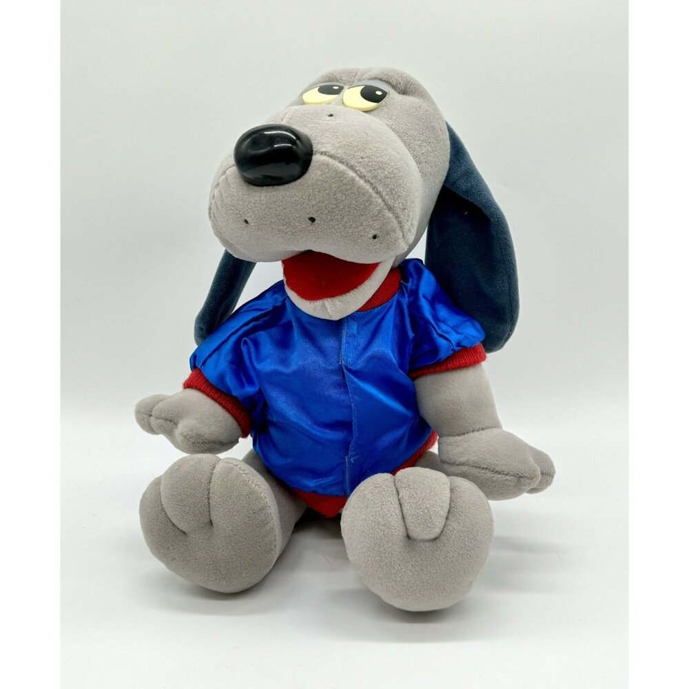 Pound Puppies Cooler Vintage Grey Dog 16" Tonka Jointed Posable Plush 1986